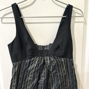 NICOLE MILLER Womens Navy Short Sleeve Jewel Neck Below The Knee Cocktail Body Con Dress main image 1